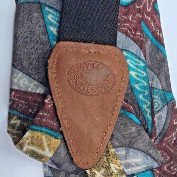 Boston Traders suspenders  braces, nice silk  colours & print  made in USA 🇺🇸 - Picture 5 of 6